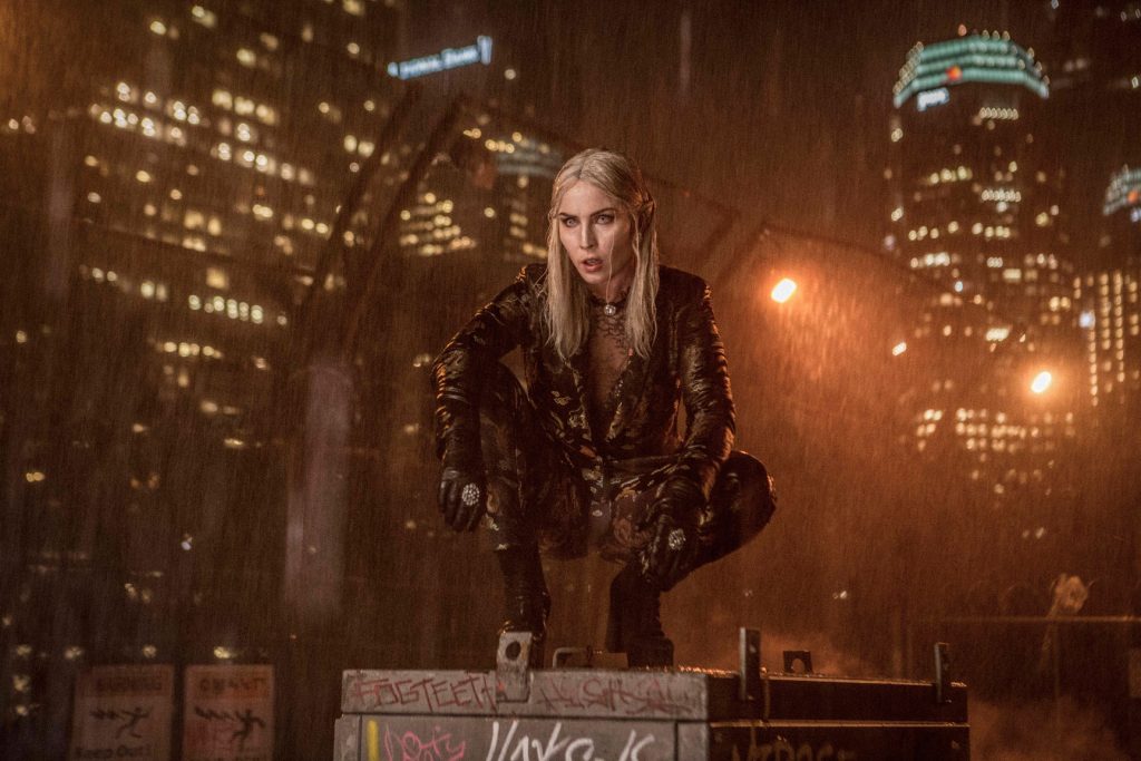 Noomi Rapace as Leilah Joel Edgerton as Officer Nick Jakoby in Netflix's Bright | Photo: Netflix