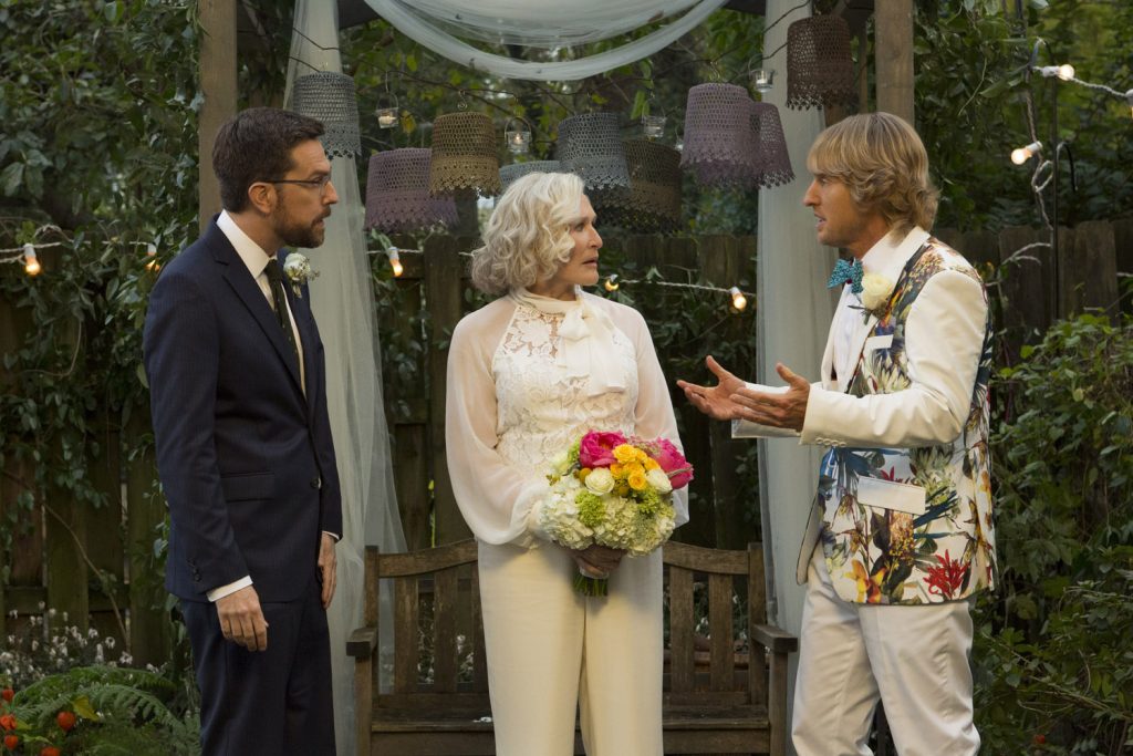 The family drama intensifies in Father Figures starring Glen Close, Ed Helms, and Owen Wilson. | Credit: Warner Bros. Pictures