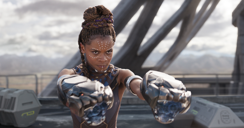 Marvel Studios' BLACK PANTHER. Shuri (Letitia Wright). Ph: Film Frame. ©Marvel Studios 2018 | Credit: Marvel Studios