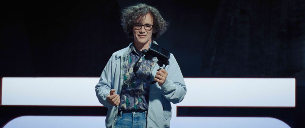 Mark Rylance is James Halliday, OASIS createor, in Ready Player One.