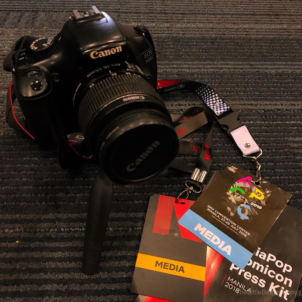 Media for 3 days at AsiaPop Comicon Manila 2018.