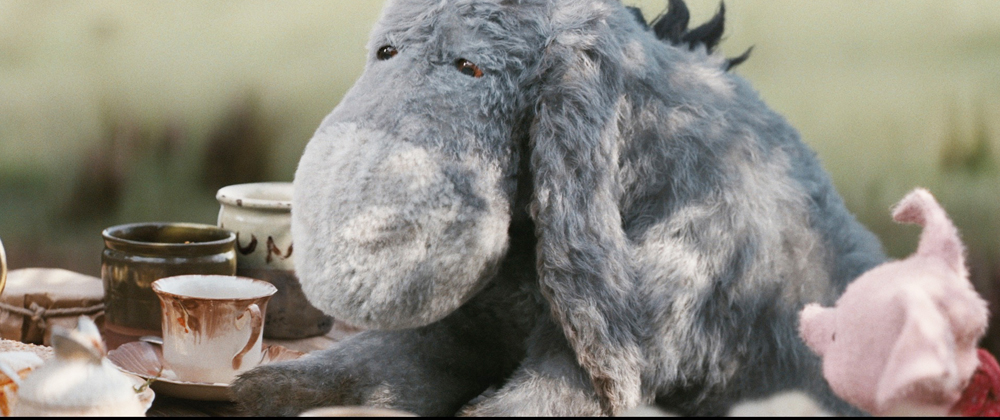 Eeyore and Piglet in Disney’s live-action adventure CHRISTOPHER ROBIN. | Credit: Walt Disney Studios