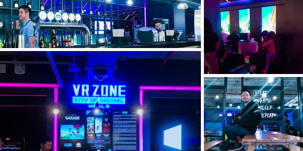 The Little Binger explores The Garage Food Park + VR Zone in City of Dreams Manila!