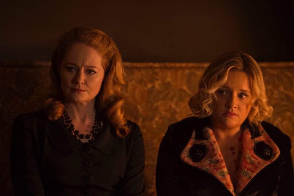 Aunts Zelda and Hilda got an edgy makeover in CHILLING ADVENTURES OF SABRINA | Credit: Netflix