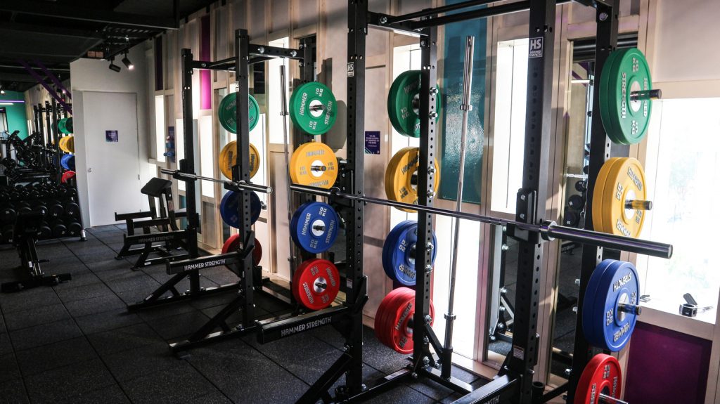 It’s all about perfecting your form so you’re not just working out but working those muscles right with the club’s strength and weightlifting facility.