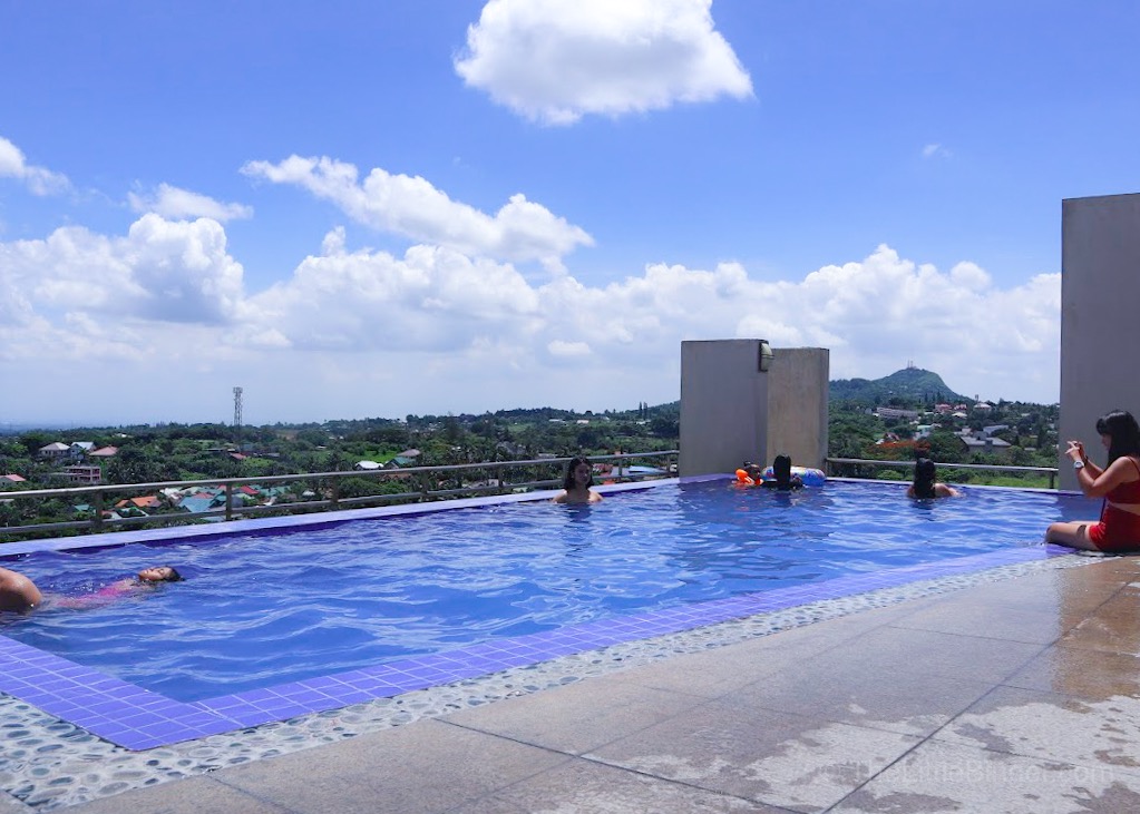 Take a dip and enjoy the view | One Tagaytay Place | The Little Binger