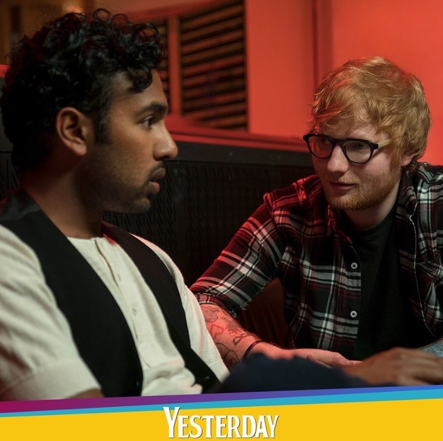 Himesh Patel and Ed Sheeran in Yesterday. | The Little Binger | Credit: United International Pictures