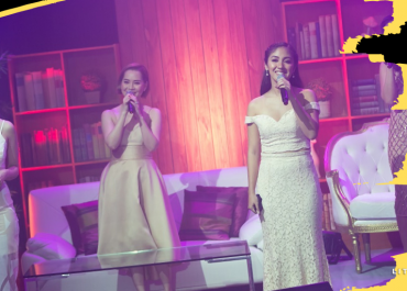 Musical theater leading ladies Sheila Valderama, Yanah Laurel, Lara Maigue, and Gab Pangilinan performed a rendition of “You’ve Got A Friend” | The Little Binger