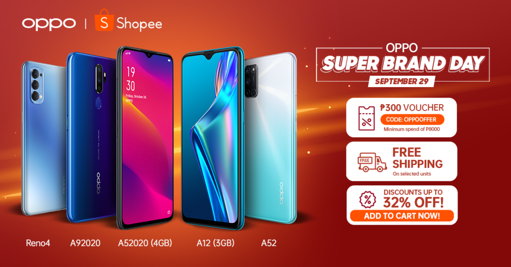 LOOK: Up To 32% Off at OPPO Super Brand Day on Shopee! | The Little Binger