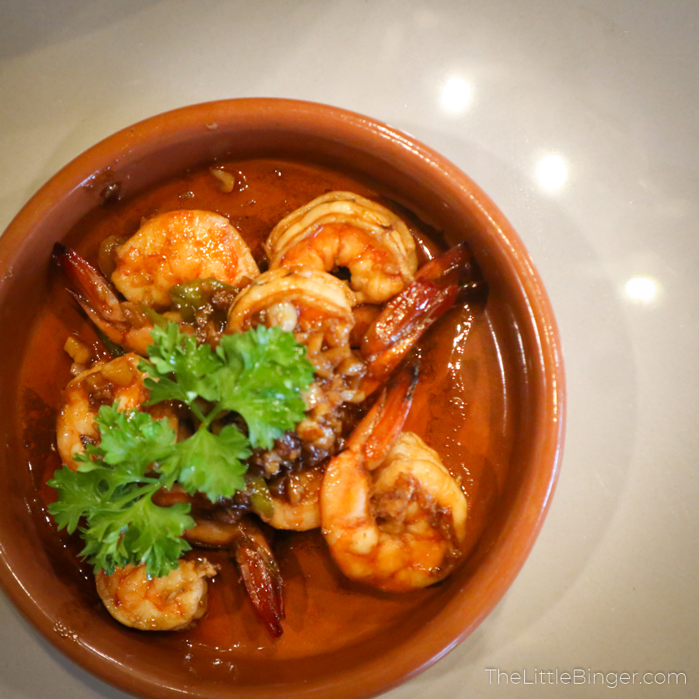 Shrimp gambas galli spanish tagaytay the little binger
