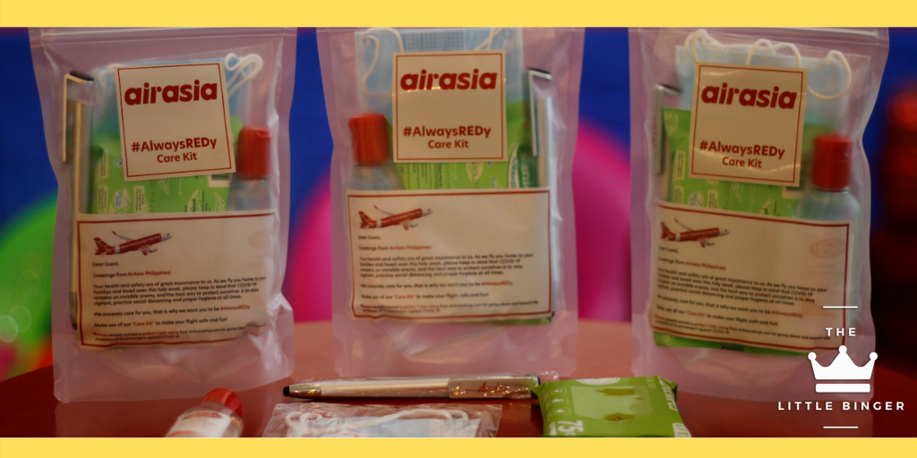 LOOK: AirAsia sends off essential travelers this Holy Week with #AlwaysREDy care kits