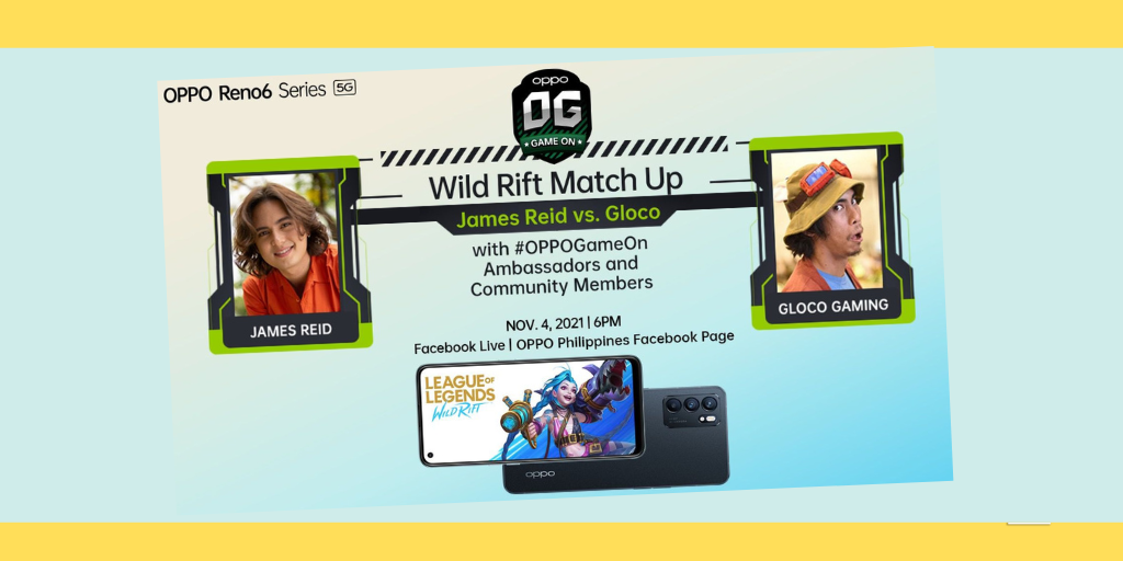 Live Battle on the Rift: James Reid VS Gloco in the Wild Rift Match up with OPPO Reno6