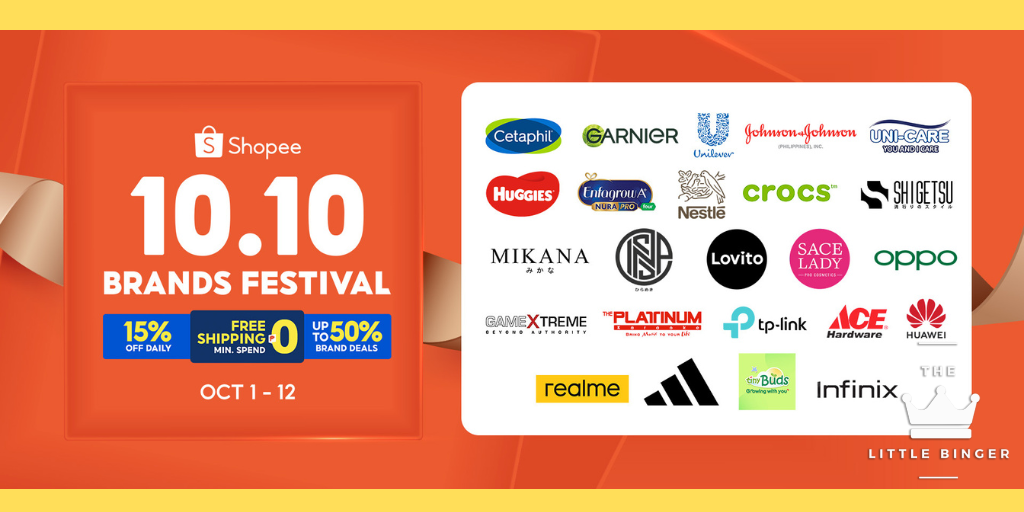 Get Ready for the Shopee 10.10 Brands Festival