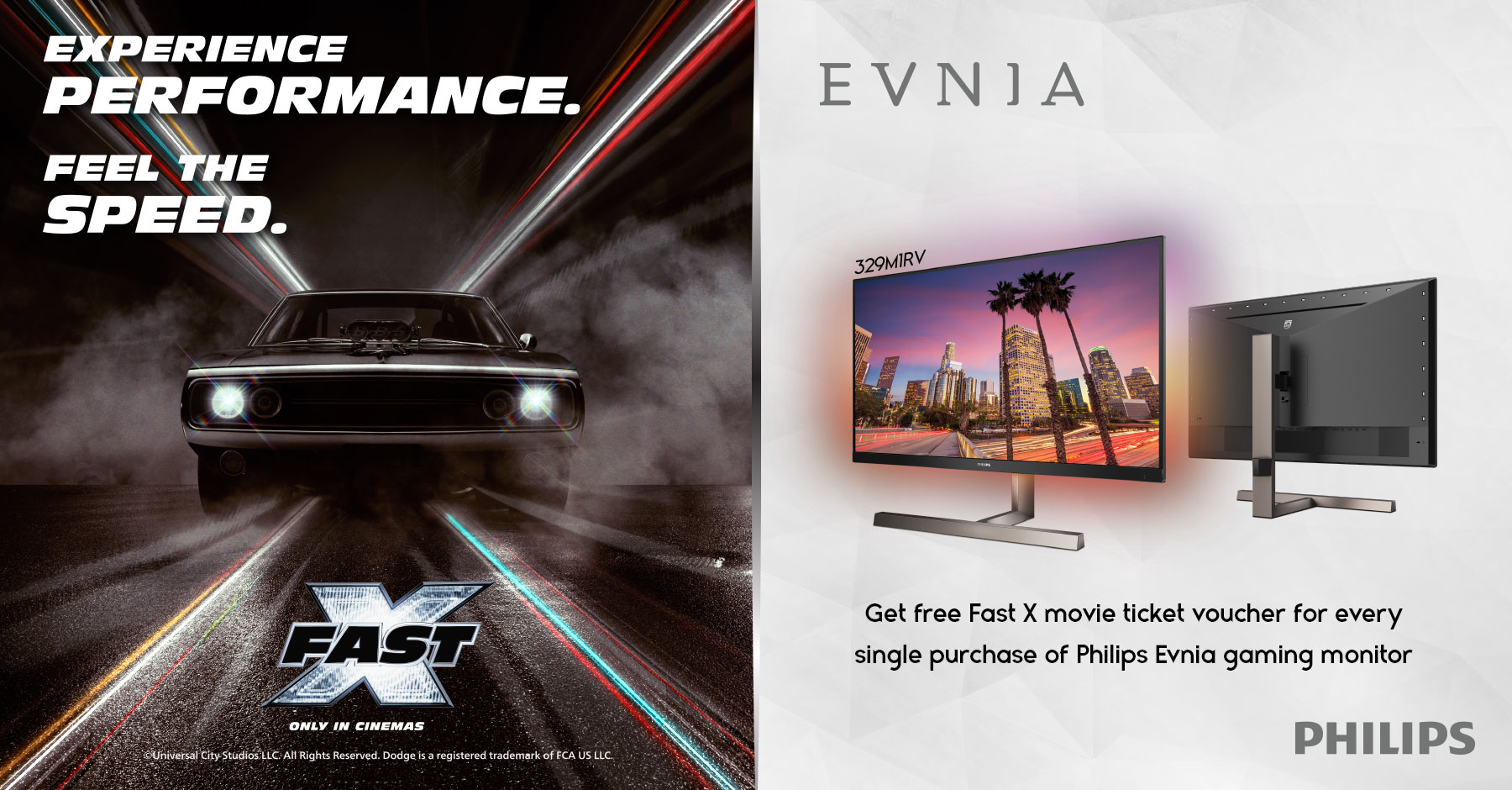 Watch Fast X for Free with Philips Evnia Gaming Monitors